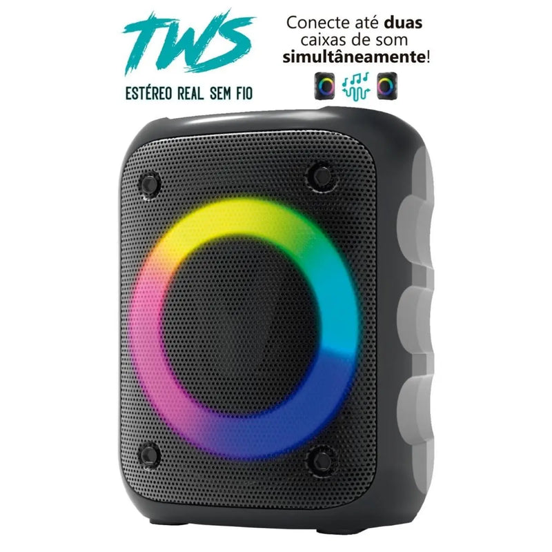 CAIXA DE SOM BLUETOOTH XTRADE  MULTIMÍDIA - RÁDIO FM