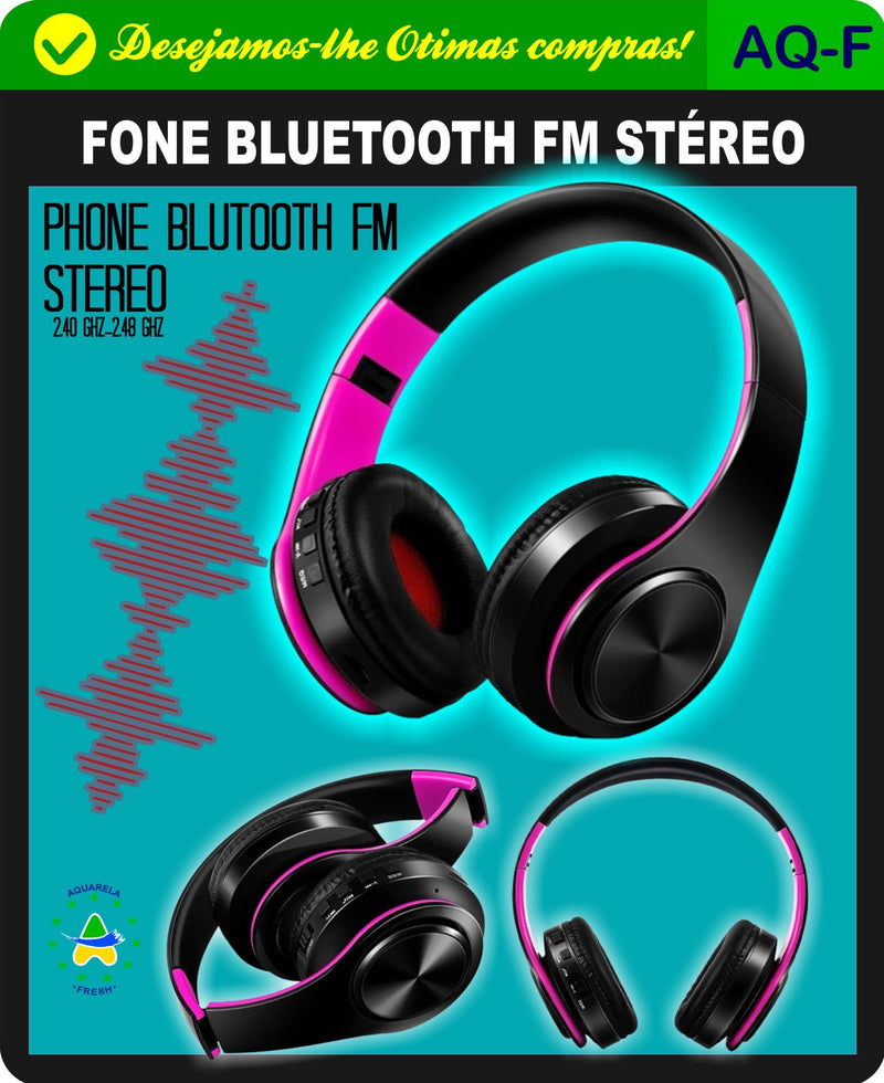 FONE DE OUVIDO BLUETOOTH - FM ESTÉREO