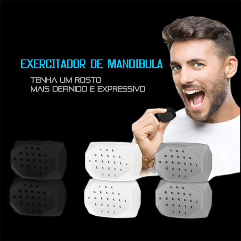 Exercitador de mandíbula para homens e mulheres - Jawline Exerciser Tablets