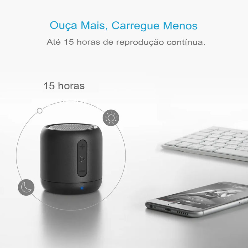 Caixa de som Mini Anker bluetooth  - Extra Bass