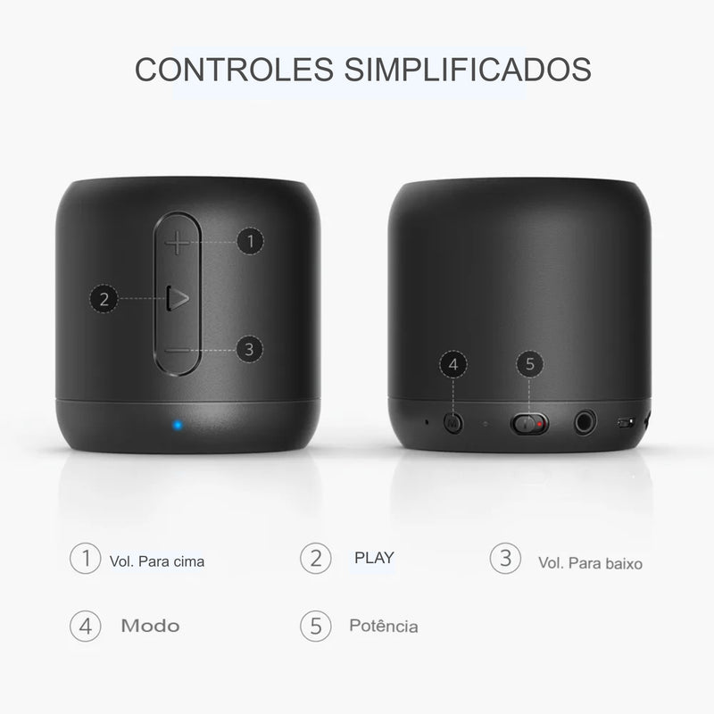 Caixa de som Mini Anker bluetooth  - Extra Bass