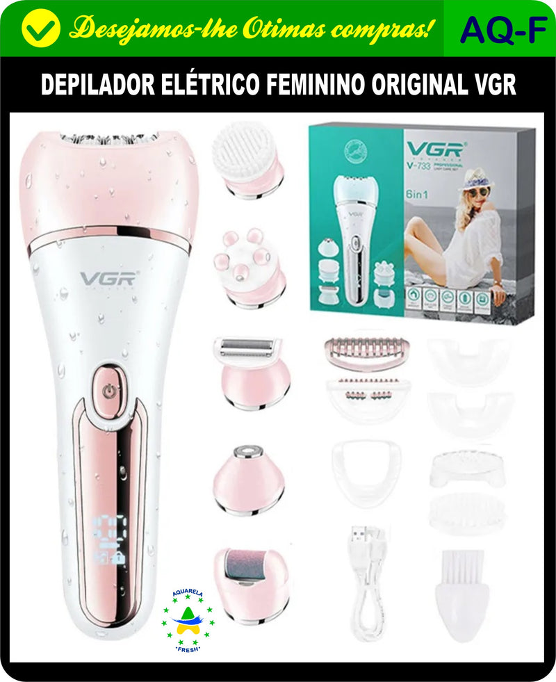 DEPILADOR ELÉTRICO FEMININO ORIGINAL VGR